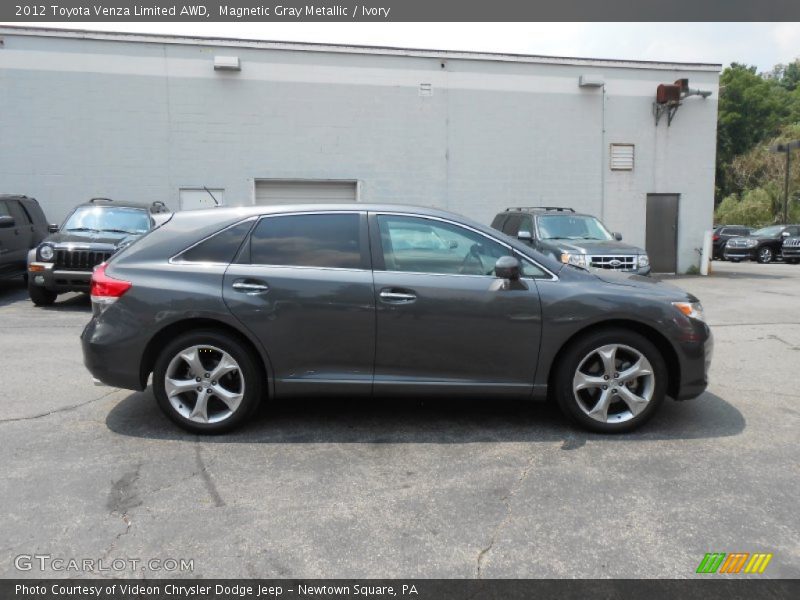 Magnetic Gray Metallic / Ivory 2012 Toyota Venza Limited AWD
