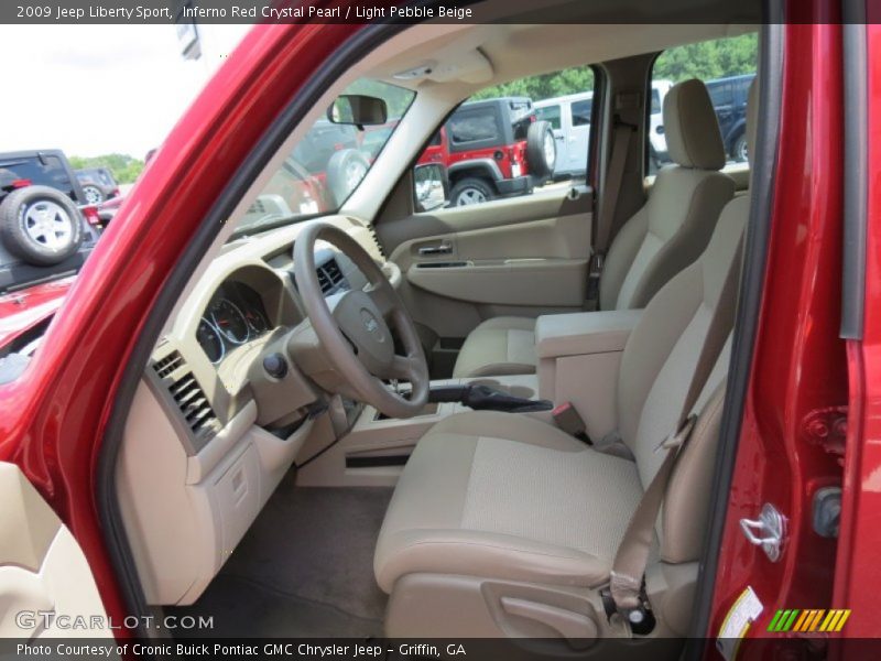  2009 Liberty Sport Light Pebble Beige Interior