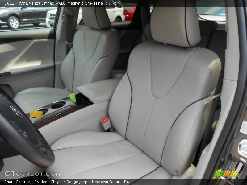 Magnetic Gray Metallic / Ivory 2012 Toyota Venza Limited AWD