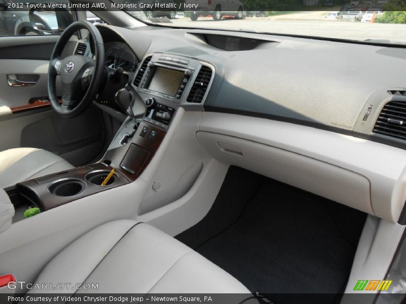 Magnetic Gray Metallic / Ivory 2012 Toyota Venza Limited AWD