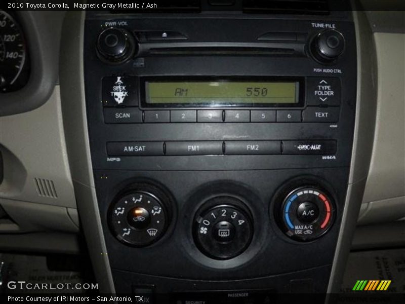 Magnetic Gray Metallic / Ash 2010 Toyota Corolla