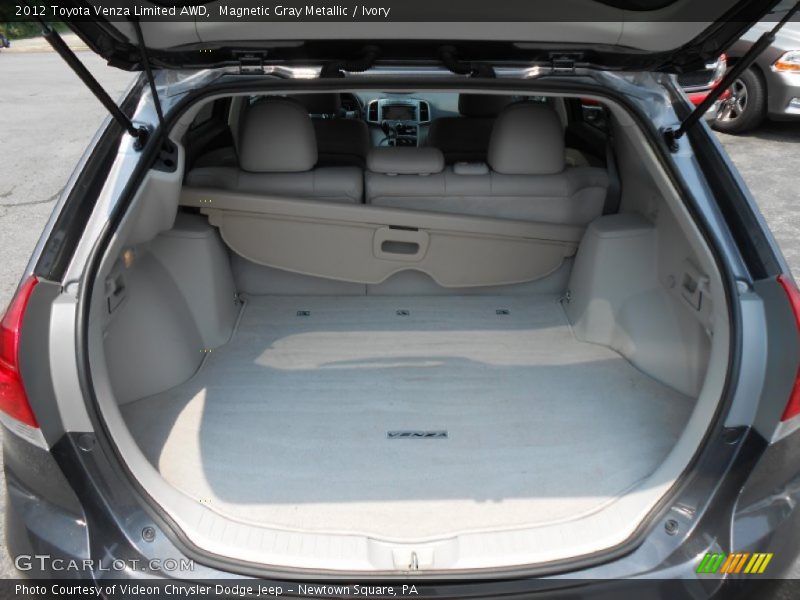 Magnetic Gray Metallic / Ivory 2012 Toyota Venza Limited AWD