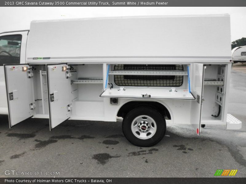 Summit White / Medium Pewter 2013 GMC Savana Cutaway 3500 Commercial Utility Truck
