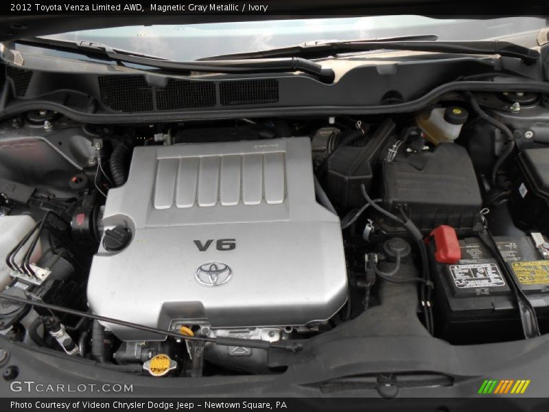 Magnetic Gray Metallic / Ivory 2012 Toyota Venza Limited AWD