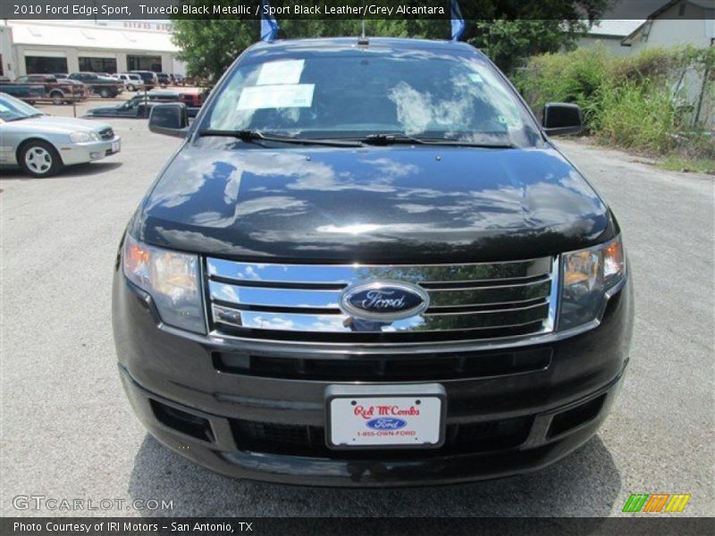 Tuxedo Black Metallic / Sport Black Leather/Grey Alcantara 2010 Ford Edge Sport