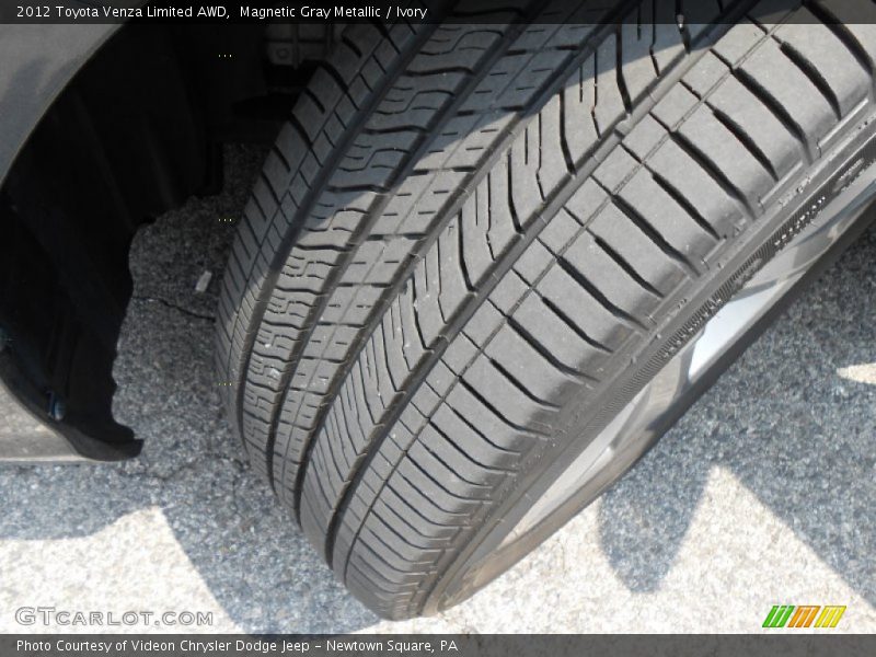 Magnetic Gray Metallic / Ivory 2012 Toyota Venza Limited AWD