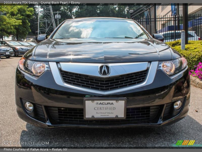 Crystal Black Pearl / Ebony 2010 Acura TSX Sedan