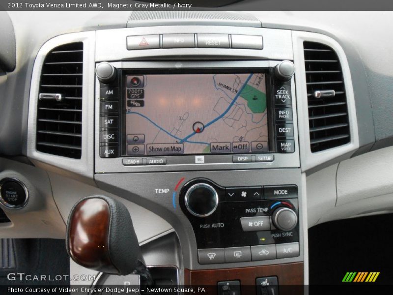 Magnetic Gray Metallic / Ivory 2012 Toyota Venza Limited AWD