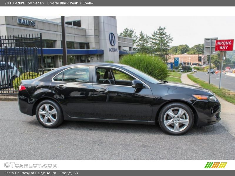 Crystal Black Pearl / Ebony 2010 Acura TSX Sedan