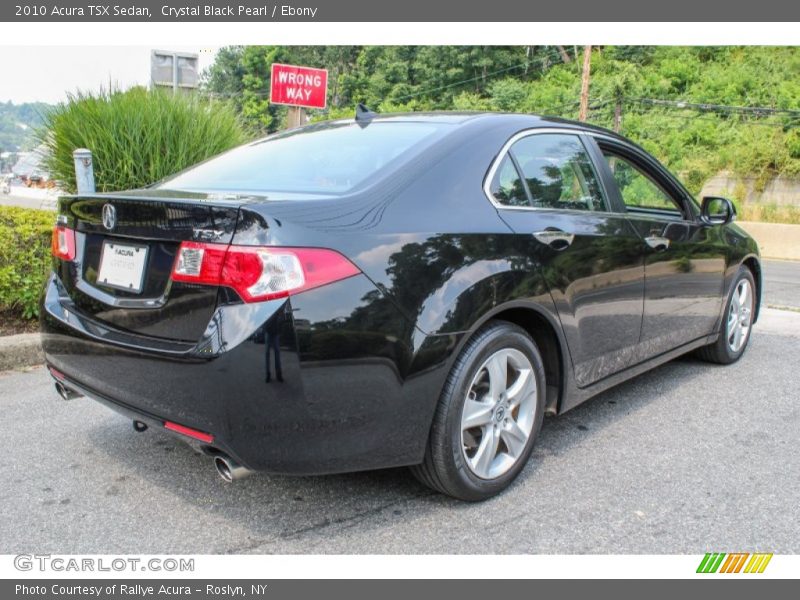Crystal Black Pearl / Ebony 2010 Acura TSX Sedan