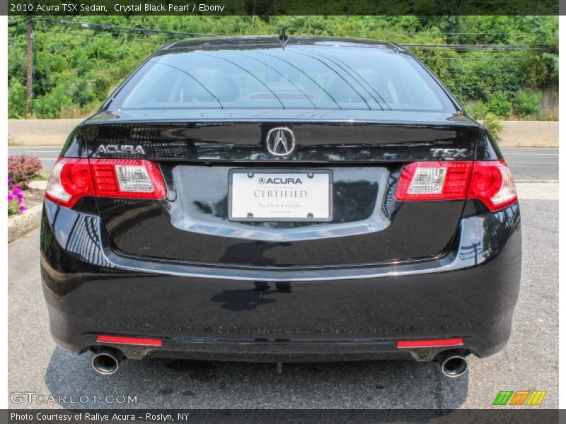 Crystal Black Pearl / Ebony 2010 Acura TSX Sedan