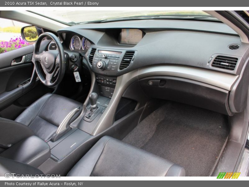 Crystal Black Pearl / Ebony 2010 Acura TSX Sedan