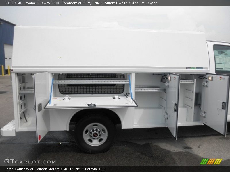 Summit White / Medium Pewter 2013 GMC Savana Cutaway 3500 Commercial Utility Truck