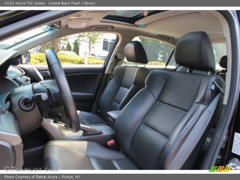Crystal Black Pearl / Ebony 2010 Acura TSX Sedan