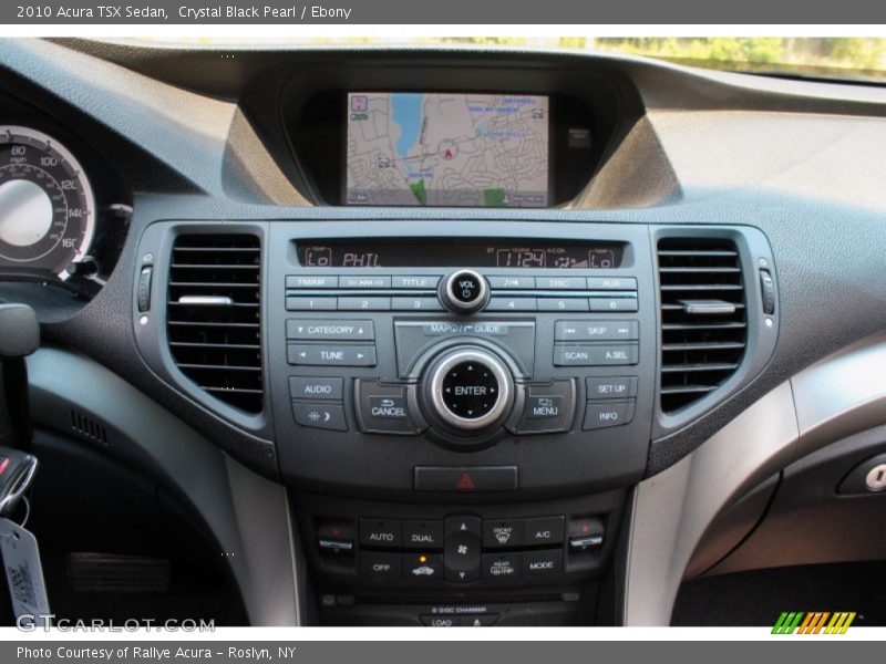 Crystal Black Pearl / Ebony 2010 Acura TSX Sedan