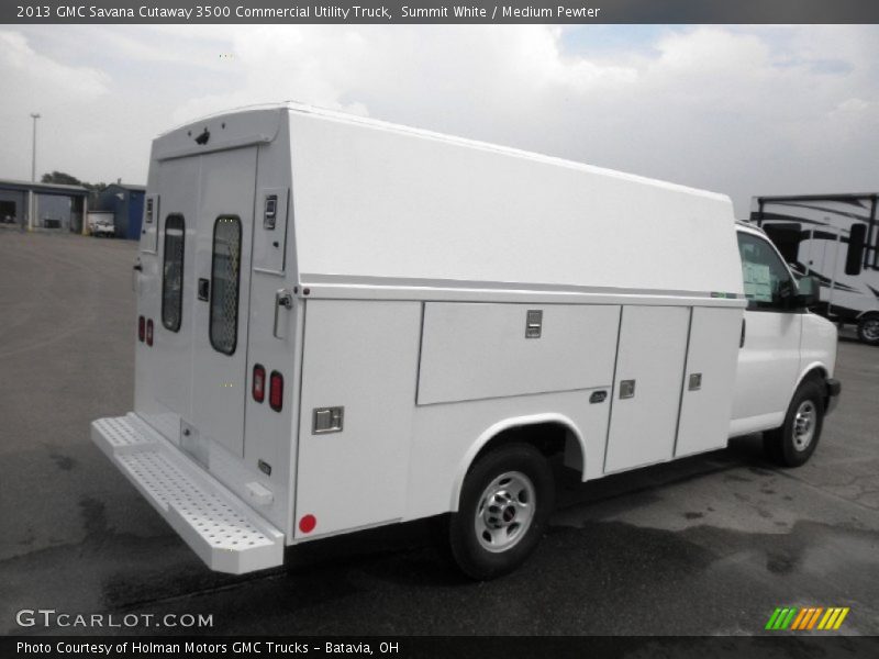  2013 Savana Cutaway 3500 Commercial Utility Truck Summit White