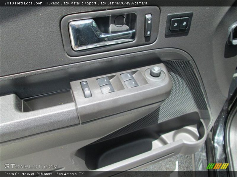Tuxedo Black Metallic / Sport Black Leather/Grey Alcantara 2010 Ford Edge Sport