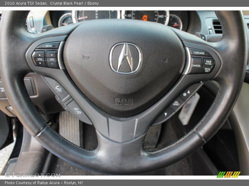 Crystal Black Pearl / Ebony 2010 Acura TSX Sedan