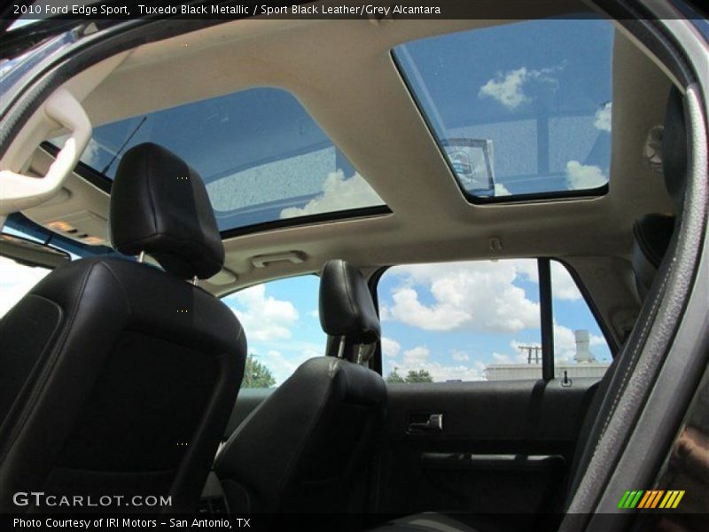 Tuxedo Black Metallic / Sport Black Leather/Grey Alcantara 2010 Ford Edge Sport