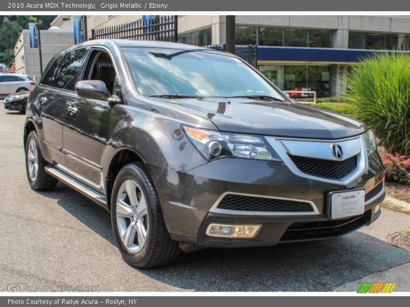 Grigio Metallic / Ebony 2010 Acura MDX Technology