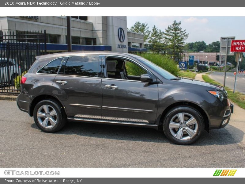 Grigio Metallic / Ebony 2010 Acura MDX Technology