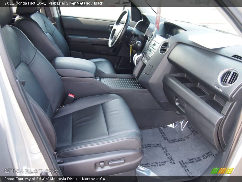 Alabaster Silver Metallic / Black 2011 Honda Pilot EX-L