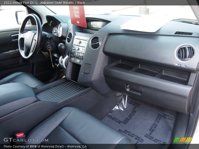 Alabaster Silver Metallic / Black 2011 Honda Pilot EX-L