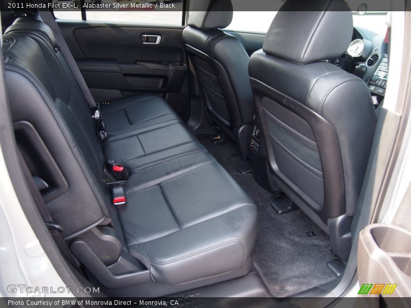 Alabaster Silver Metallic / Black 2011 Honda Pilot EX-L