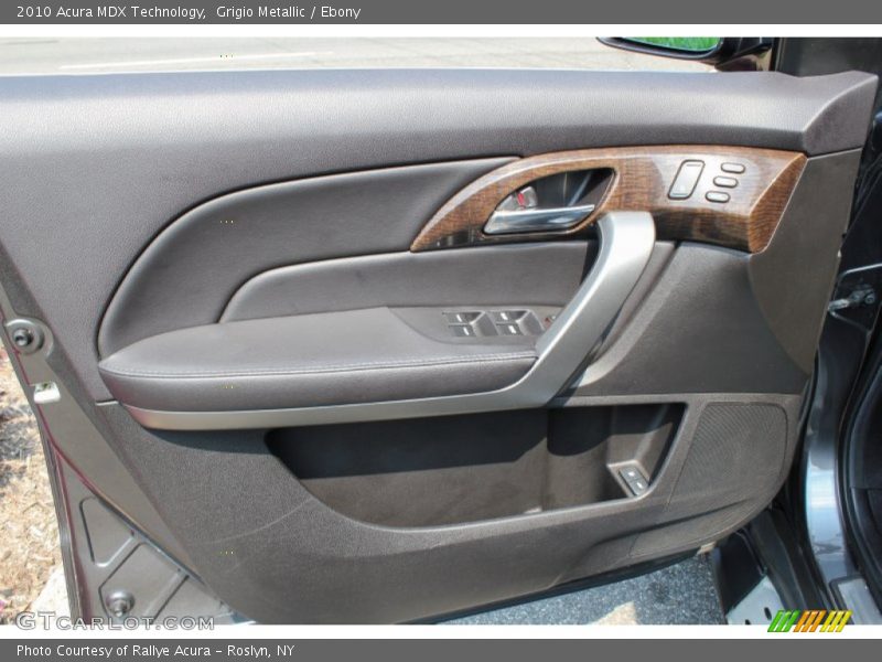 Grigio Metallic / Ebony 2010 Acura MDX Technology