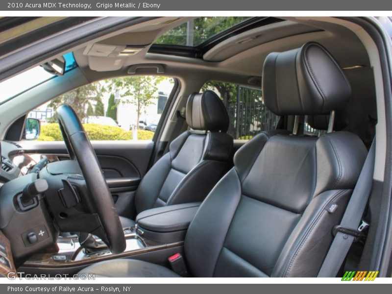 Grigio Metallic / Ebony 2010 Acura MDX Technology