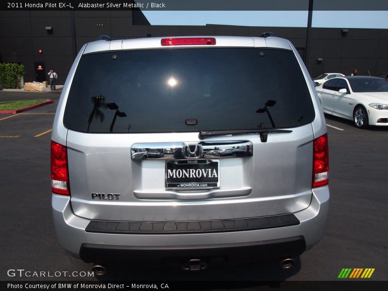 Alabaster Silver Metallic / Black 2011 Honda Pilot EX-L