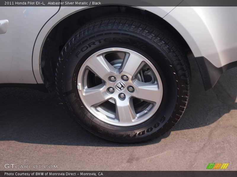 Alabaster Silver Metallic / Black 2011 Honda Pilot EX-L