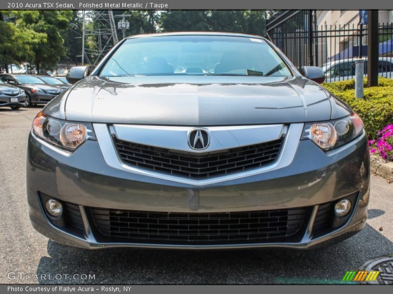 Polished Metal Metallic / Taupe 2010 Acura TSX Sedan