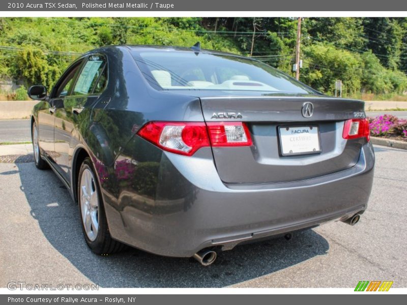 Polished Metal Metallic / Taupe 2010 Acura TSX Sedan