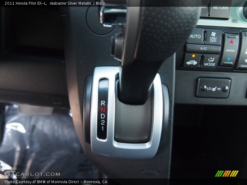 Alabaster Silver Metallic / Black 2011 Honda Pilot EX-L