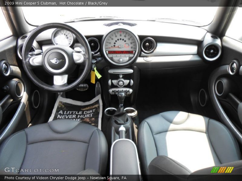 Hot Chocolate / Black/Grey 2009 Mini Cooper S Clubman