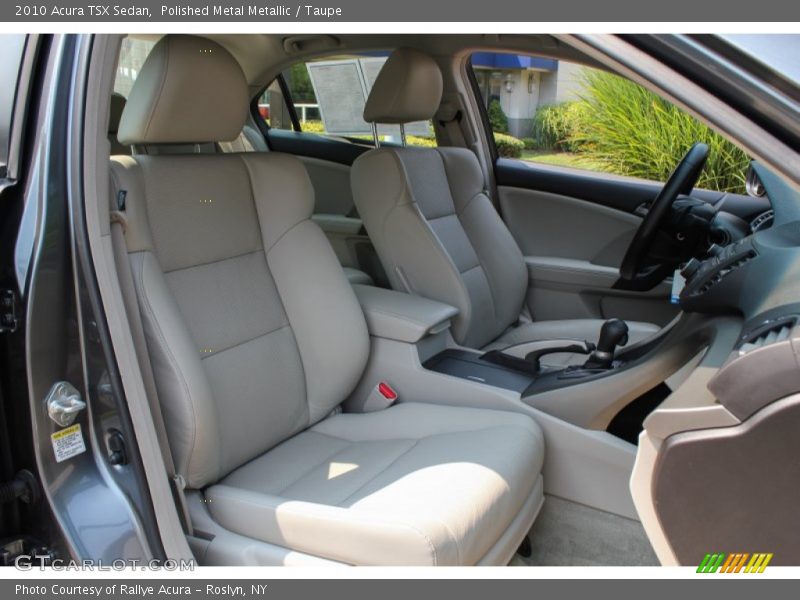 Polished Metal Metallic / Taupe 2010 Acura TSX Sedan