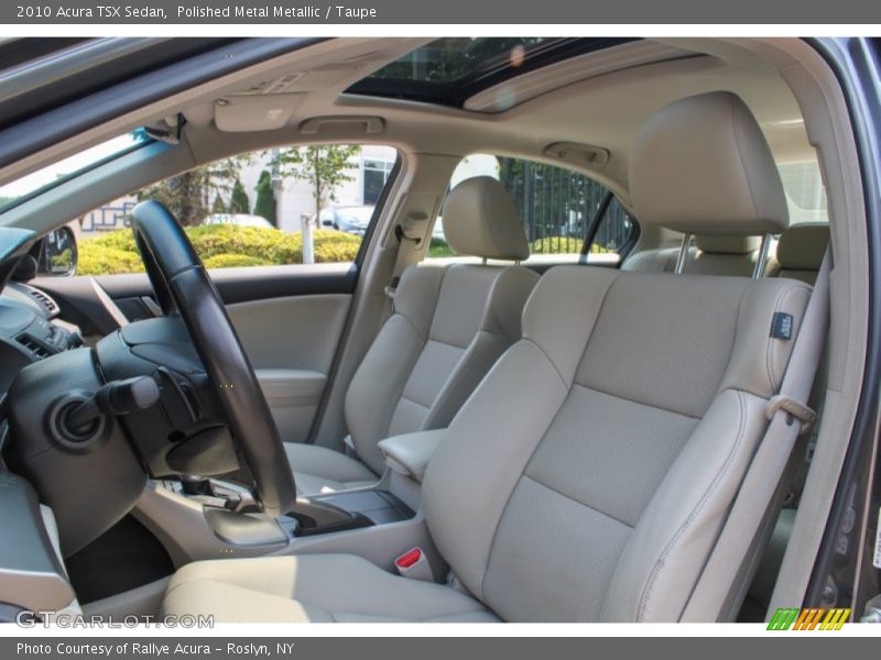 Polished Metal Metallic / Taupe 2010 Acura TSX Sedan