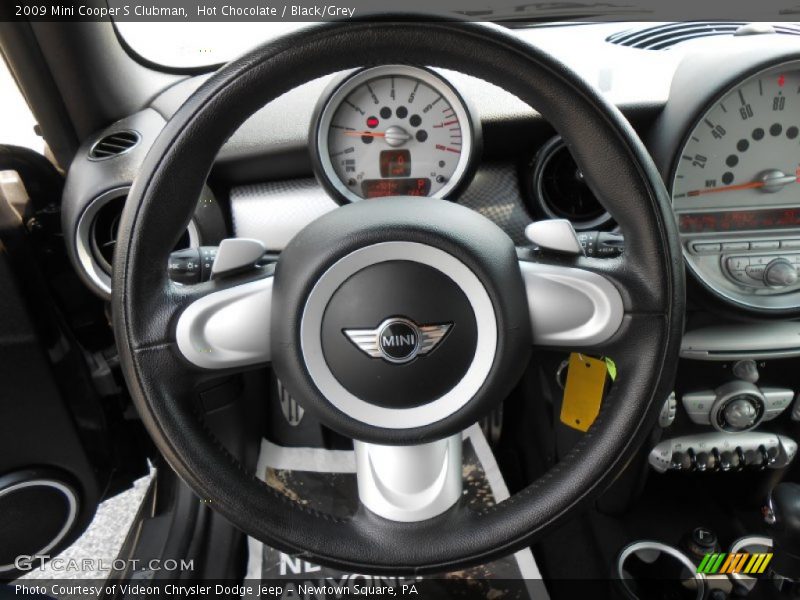 Hot Chocolate / Black/Grey 2009 Mini Cooper S Clubman