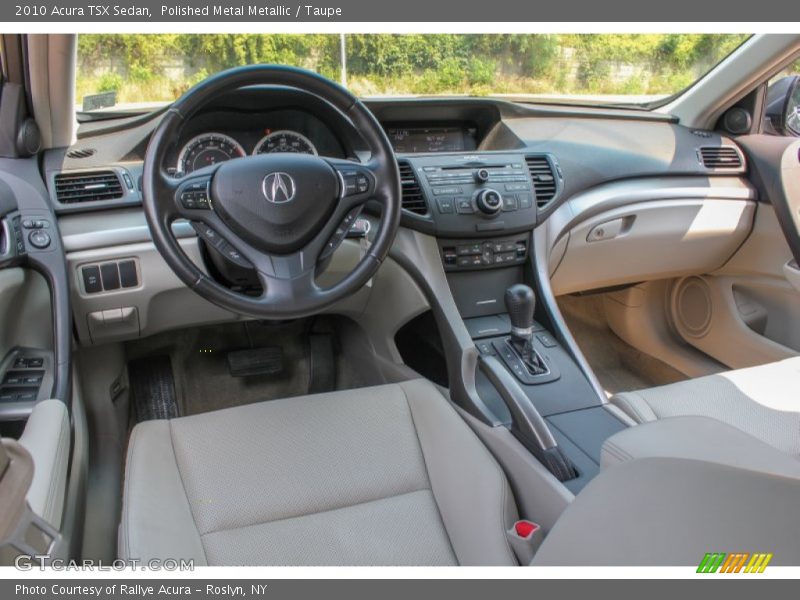 Polished Metal Metallic / Taupe 2010 Acura TSX Sedan