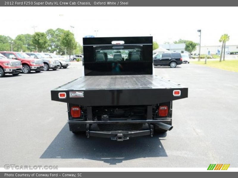 Oxford White / Steel 2012 Ford F250 Super Duty XL Crew Cab Chassis