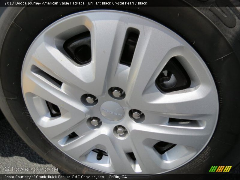Brilliant Black Crystal Pearl / Black 2013 Dodge Journey American Value Package