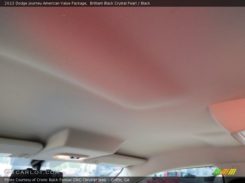 Brilliant Black Crystal Pearl / Black 2013 Dodge Journey American Value Package