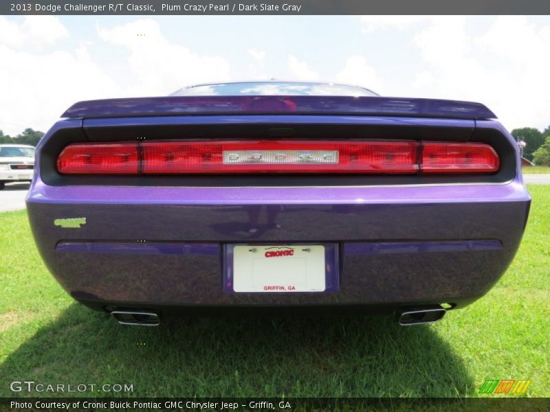 Plum Crazy Pearl / Dark Slate Gray 2013 Dodge Challenger R/T Classic