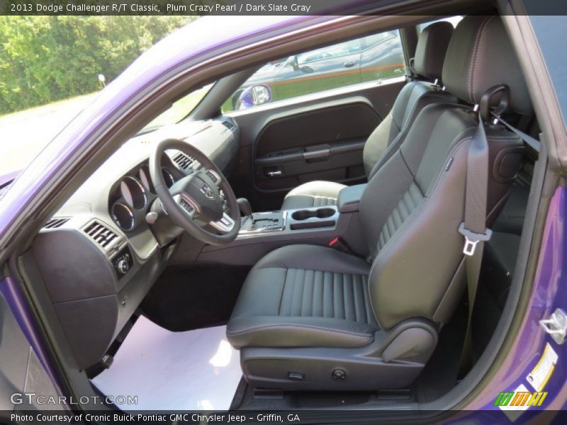 Front Seat of 2013 Challenger R/T Classic
