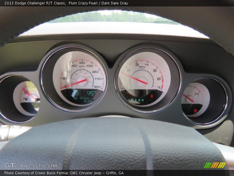 Plum Crazy Pearl / Dark Slate Gray 2013 Dodge Challenger R/T Classic