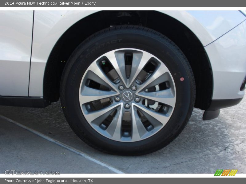 Silver Moon / Ebony 2014 Acura MDX Technology