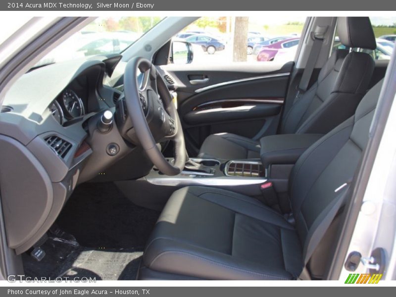 Silver Moon / Ebony 2014 Acura MDX Technology