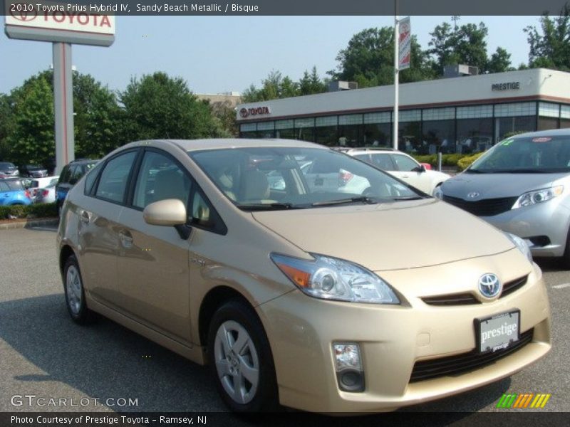Sandy Beach Metallic / Bisque 2010 Toyota Prius Hybrid IV