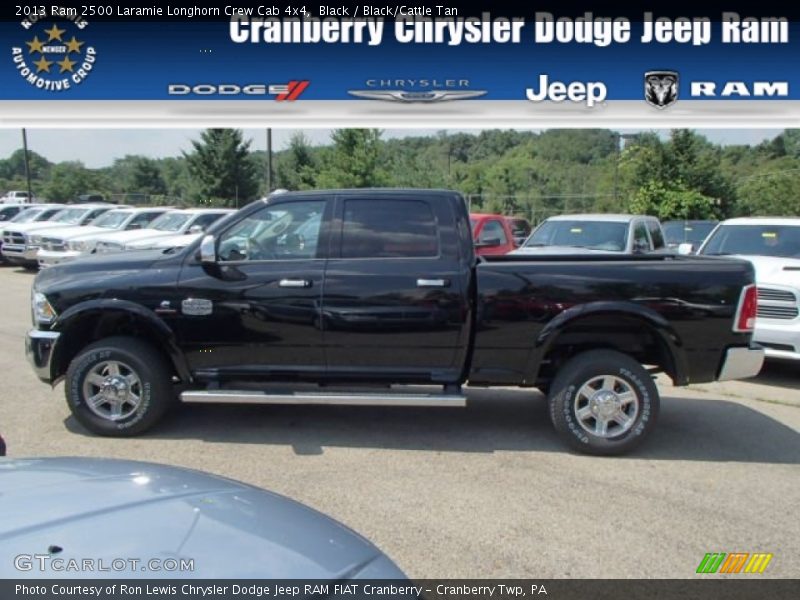 Black / Black/Cattle Tan 2013 Ram 2500 Laramie Longhorn Crew Cab 4x4